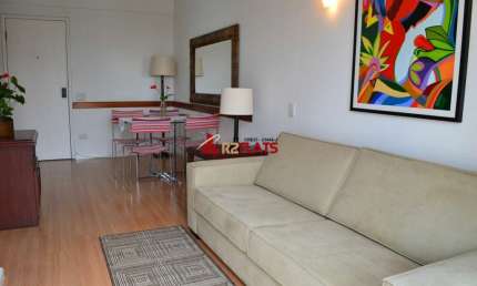 Flat com 1 quarto para alugar na Avenida Moema, 177, Moema, São Paulo