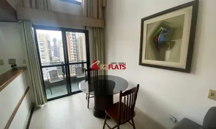 Flat com 1 quarto para alugar na Avenida Moema, 177, Moema, São Paulo