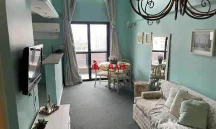 Flat com 1 quarto para alugar na Avenida Moema, 177, Moema, São Paulo