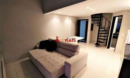 Flat com 1 quarto para alugar na Avenida Moema, 177, Moema, São Paulo