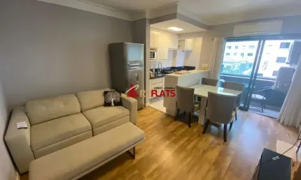Flat com 1 quarto para alugar na Rua Araguari, 711, Moema, São Paulo