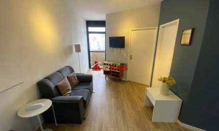 Flat com 1 quarto para alugar na Avenida Miruna, 399, Moema, São Paulo