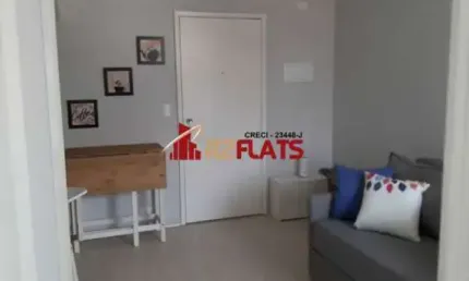 Flat com 1 quarto para alugar na Avenida Miruna, 399, Moema, São Paulo