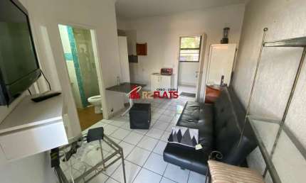Flat com 1 quarto para alugar na Avenida Miruna, 399, Moema, São Paulo