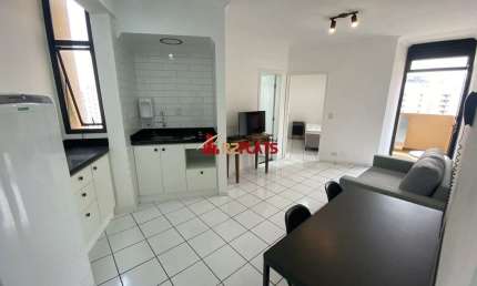 Flat com 1 quarto para alugar na Avenida Miruna, 399, Moema, São Paulo