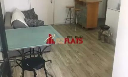 Flat com 1 quarto para alugar na Avenida Miruna, 399, Moema, São Paulo