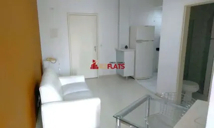 Flat com 1 quarto para alugar na Avenida Miruna, 399, Moema, São Paulo