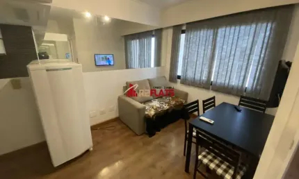 Flat com 1 quarto para alugar na Avenida Rouxinol, 55, Moema, São Paulo