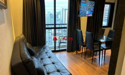 Flat com 1 quarto para alugar na Avenida Lavandisca, 365, Moema, São Paulo