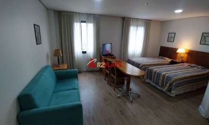 Flat com 2 quartos para alugar na Avenida Jamaris, 101, Moema, São Paulo