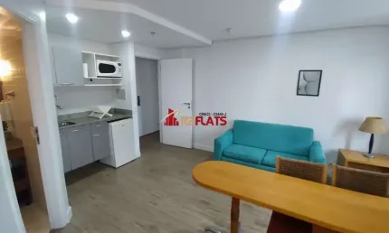 Flat com 2 quartos para alugar na Avenida Jamaris, 101, Moema, São Paulo