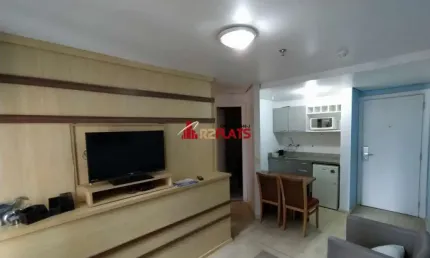 Flat com 1 quarto para alugar na Avenida Jamaris, 102, Moema, São Paulo