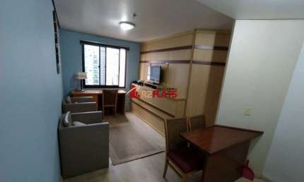 Flat com 1 quarto para alugar na Avenida Jamaris, 118, Moema, São Paulo