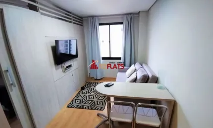 Flat com 1 quarto para alugar na Avenida Jamaris, 129, Moema, São Paulo