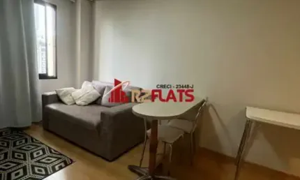 Flat com 1 quarto para alugar na Avenida Jamaris, 101, Moema, São Paulo
