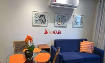 Flat com 1 quarto para alugar na Avenida Jamaris, 131, Moema, São Paulo