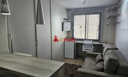 Flat com 1 quarto para alugar na Avenida Jamaris, 101, Moema, São Paulo