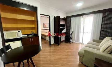 Flat com 1 quarto para alugar na Alameda dos Anapurus, 1661, Moema, São Paulo