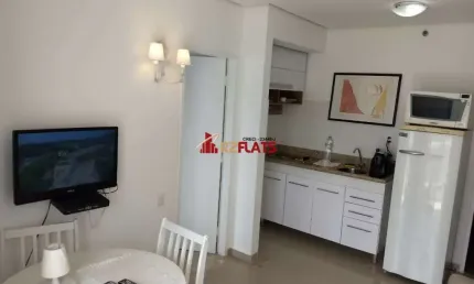 Flat com 1 quarto para alugar na Alameda dos Anapurus, 1661, Moema, São Paulo