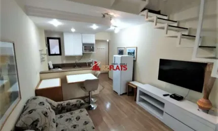 Flat com 1 quarto para alugar na Rua Pintassilgo, 12, Moema, São Paulo