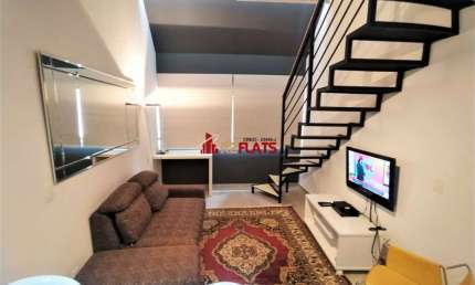 Flat com 1 quarto para alugar na Rua Pintassilgo, 12, Moema, São Paulo