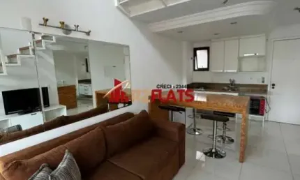 Flat com 1 quarto para alugar na Rua Pintassilgo, 12, Moema, São Paulo