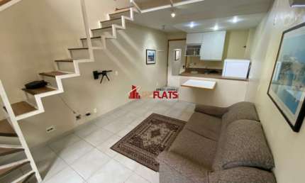 Flat com 1 quarto para alugar na Rua Pintassilgo, 12, Moema, São Paulo