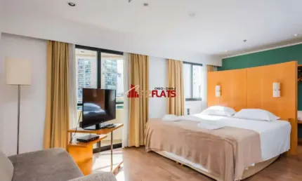 Flat com 1 quarto para alugar na Rua Tuim, 18, Moema, São Paulo