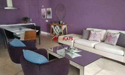 Flat com 1 quarto para alugar na Rua Diogo Jácome, 554, Vila Nova Conceição, São Paulo, 97 m2 por R$ 9.100