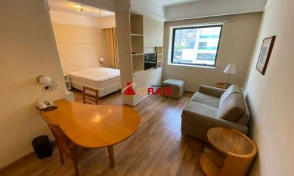 Flat com 1 quarto para alugar na Avenida Macuco, 595, Moema, São Paulo