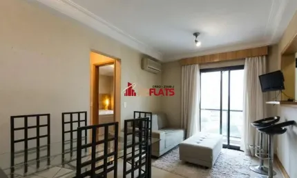 Flat com 1 quarto para alugar na Rua Pintassilgo, 477, Moema, São Paulo
