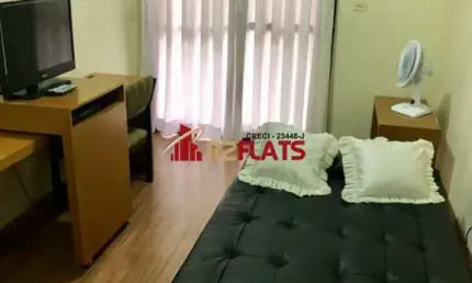 Flat com 1 quarto para alugar na Alameda Jaú, 135, Jardins, São Paulo