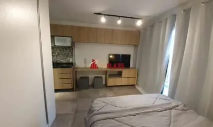 Flat com 1 quarto para alugar na Avenida das Carinas, 301, Indianópolis, São Paulo