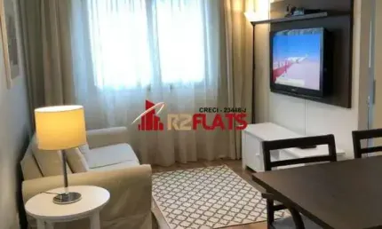 Flat com 1 quarto para alugar na Avenida Macuco, 595, Moema, São Paulo