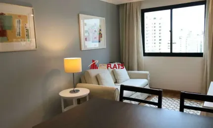 Flat com 1 quarto para alugar na Avenida Macuco, 595, Moema, São Paulo