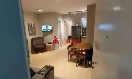 Flat com 1 quarto para alugar na Avenida Rouxinol, 174, Moema, São Paulo