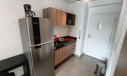 Flat com 1 quarto para alugar na Rua Álvaro Rodrigues, 295, Brooklin, São Paulo