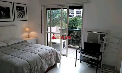 Flat com 2 quartos para alugar na Alameda Ministro Rocha Azevedo, 482, Jardins, São Paulo