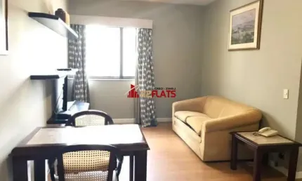 Flat com 1 quarto para alugar na Alameda Jaú, 1606, Jardins, São Paulo