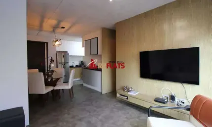 Flat com 2 quartos para alugar na Rua Joaquim Guarani, 485, Brooklin, São Paulo