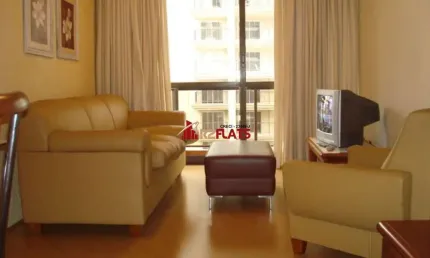 Flat com 2 quartos para alugar na Alameda Ministro Rocha Azevedo, 523, Jardins, São Paulo
