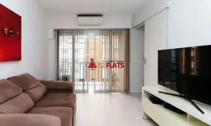 Flat com 1 quarto para alugar na Rua Batataes, 558, Jardins, São Paulo