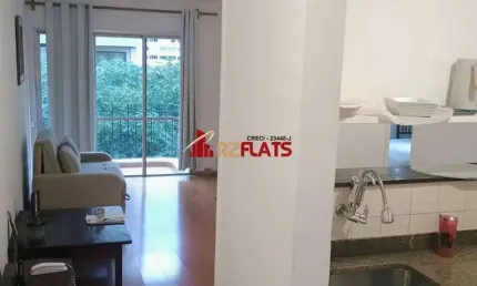 Flat com 2 quartos para alugar na Rua Batataes, 558, Jardim Paulista, São Paulo