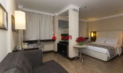Flat com 1 quarto para alugar na Alameda Santos, 981, Jardins, São Paulo