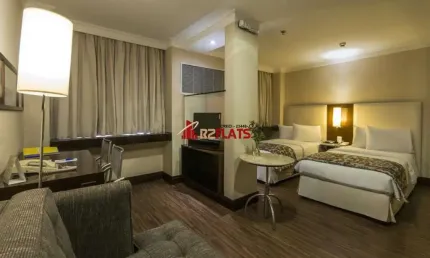 Flat com 1 quarto para alugar na Alameda Santos, 981, Jardins, São Paulo