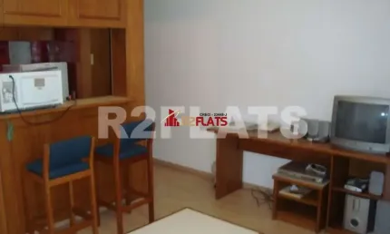 Flat com 1 quarto para alugar na Rua Haddock Lobo, 807, Jardins, São Paulo