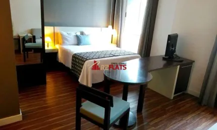 Flat com 1 quarto para alugar na Alameda Campinas, 540, Jardins, São Paulo