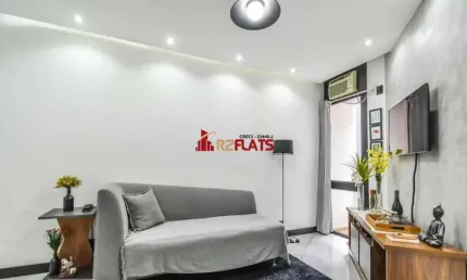 Flat com 1 quarto para alugar na Alameda Campinas, 675, Jardins, São Paulo