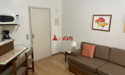 Flat com 1 quarto para alugar na Alameda Campinas, 675, Jardins, São Paulo