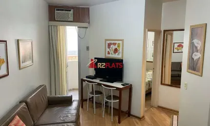 Flat com 1 quarto para alugar na Alameda Campinas, 675, Jardins, São Paulo